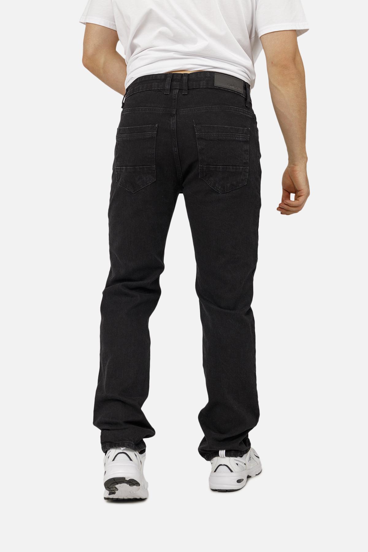 Джинсы мужские regular р. 50 Черный (SKT001015742) - фото 4