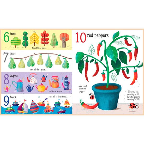 Книга Usborne "Count to 100 Big Books" Felicity Brooks (ISBN:9781409597834) - фото 3