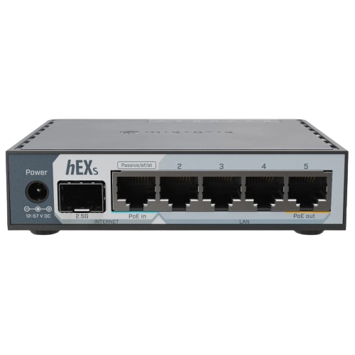 Точка доступа Mikrotik hEX S Dual-Core EN7562CT 950 МГц PoE Черный (E60iUGS)