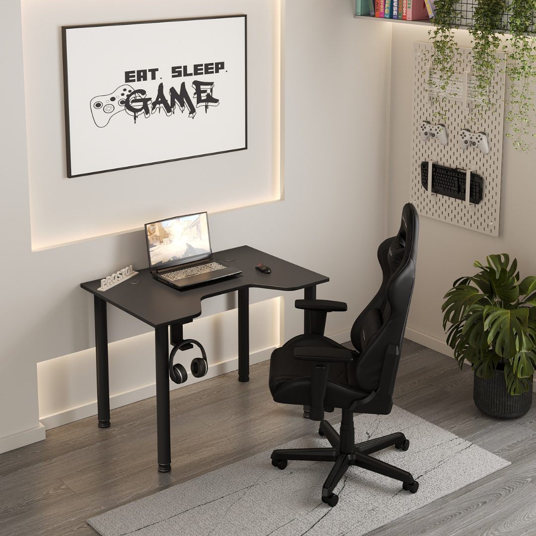 Стіл геймерський Air S 102x69 см Чорний - фото 7 Стіл геймерський Air S 102x69 см Чорний - фото 7