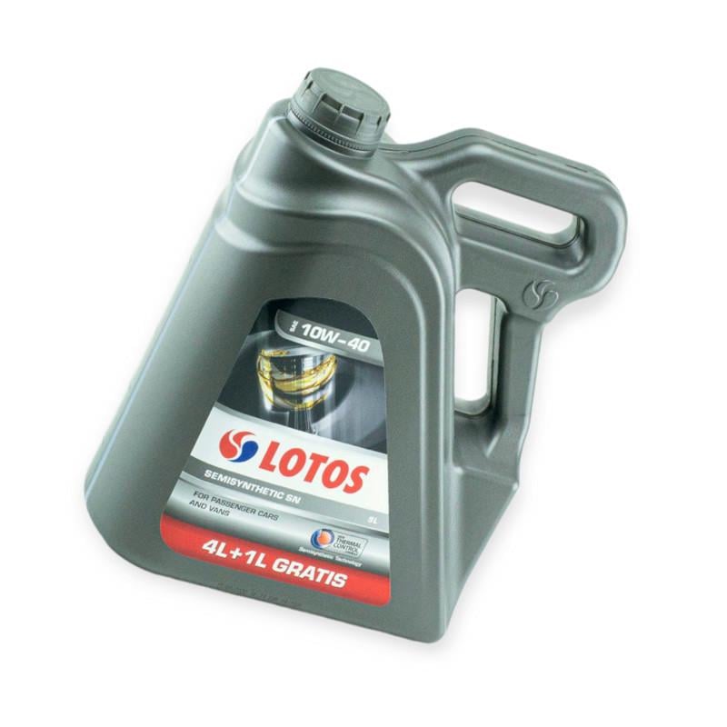 Масло моторное Lotos 10W-40 Semisynthetic SN/A3/B4 5 л (2684193126) - фото 1 Масло моторное Lotos 10W-40 Semisynthetic SN/A3/B4 5 л (2684193126) - фото 1