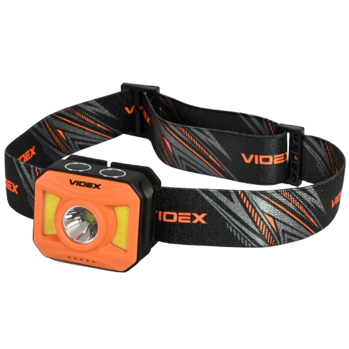 Фонарь налобный Videx VLF-H085-OR 400Lm до 2 часов 5000K (639849)