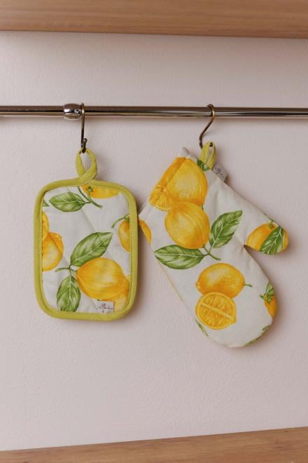 Набір Прованс Лимончики рукавиця 30х18 см та прихватка 15х20 см (43231)