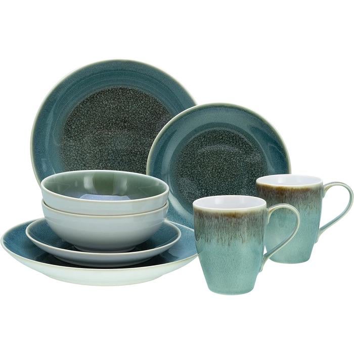 Столовий сервіз Creatable Caldera на 2 персони 8 пр. Зелений (33494299)