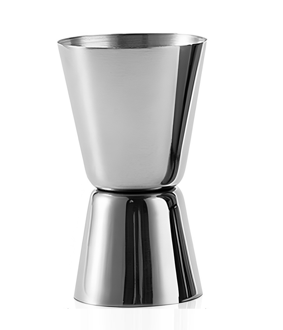 Мірна склянка для бару 15/30 мл Сріблястий Мірна склянка для бару 15/30 мл Сріблястий