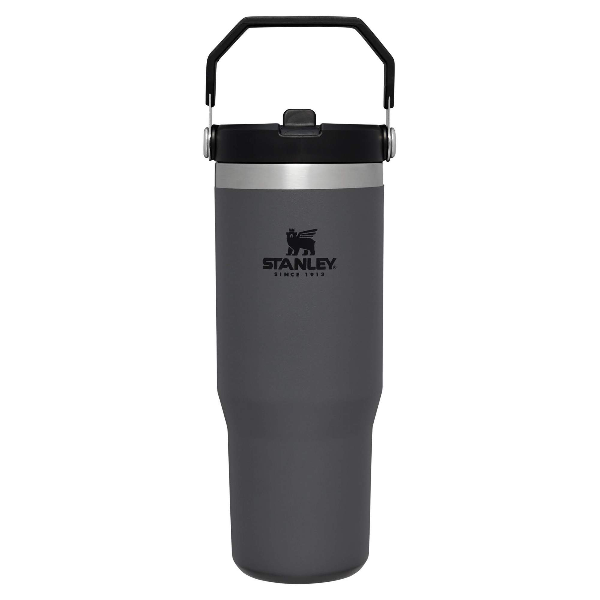 Термочашка для чая и кофе Stanley IceFlow Flip Straw Tumbler 0,89 л Charcoal
