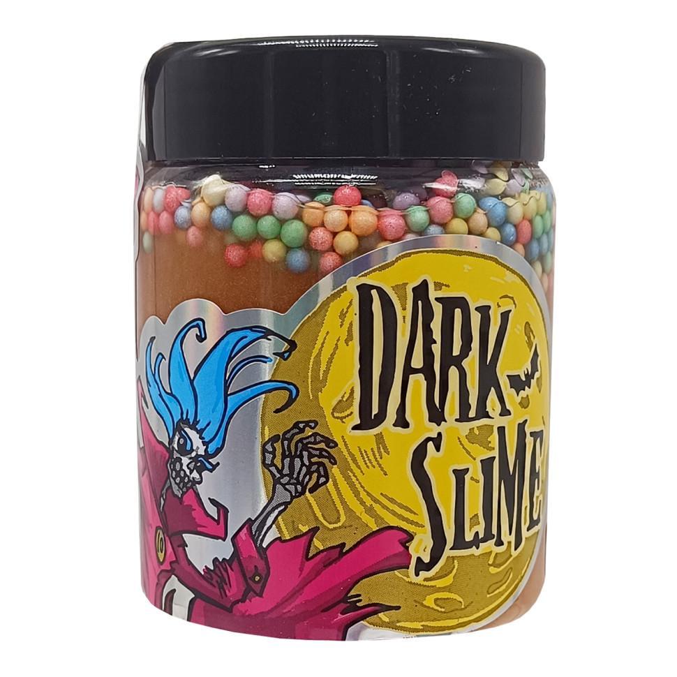 Слайм Strateg Dark Slime с шариками 250 г Оранжевый (GS-236-A-438)