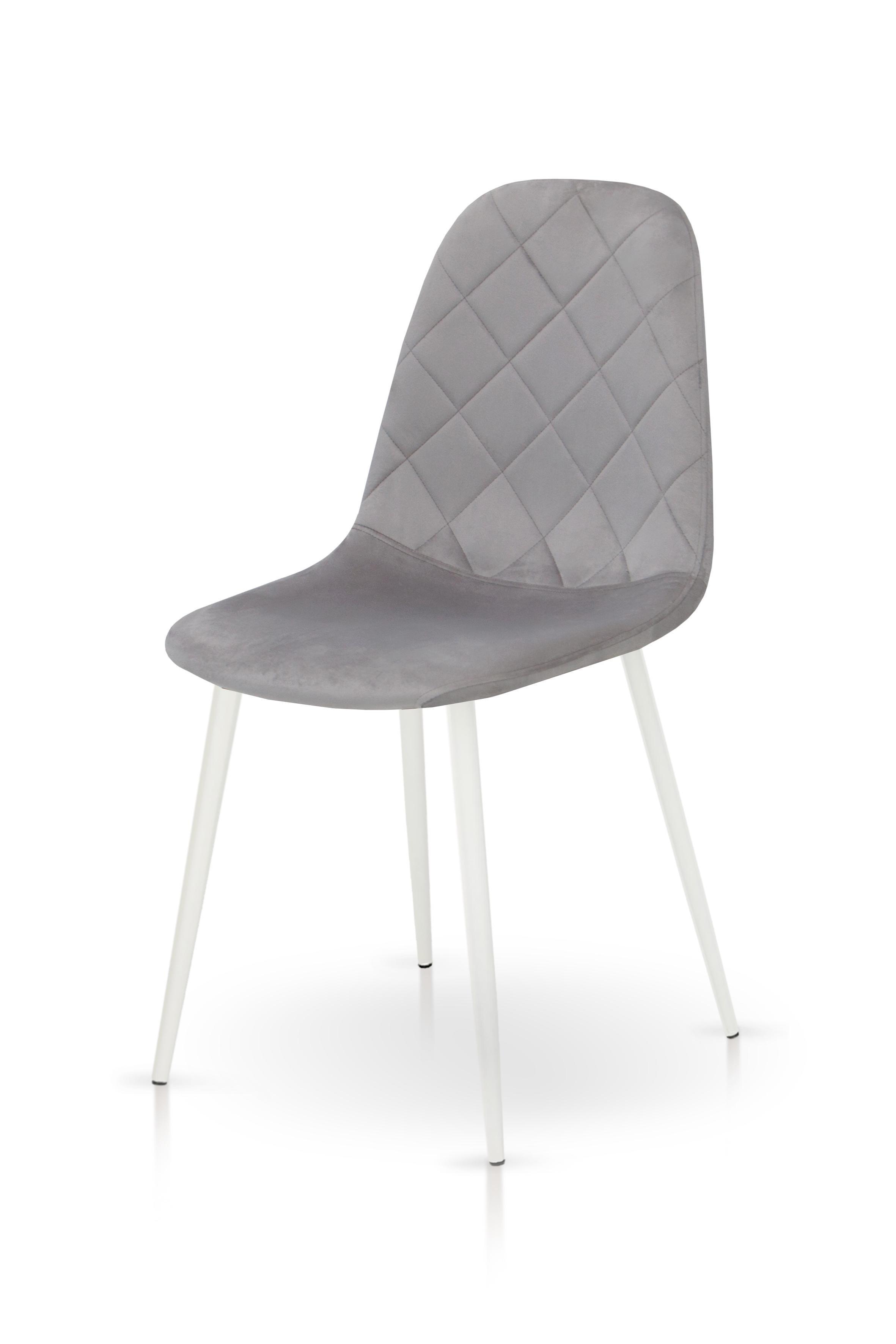 Стул для кухни и гостиной ГРЕЙС Эмбер-L 430х860х490 мм Белый/Светло-серый (GAА0052502) - фото 2 Стул для кухни и гостиной ГРЕЙС Эмбер-L 430х860х490 мм Белый/Светло-серый (GAА0052502) - фото 2