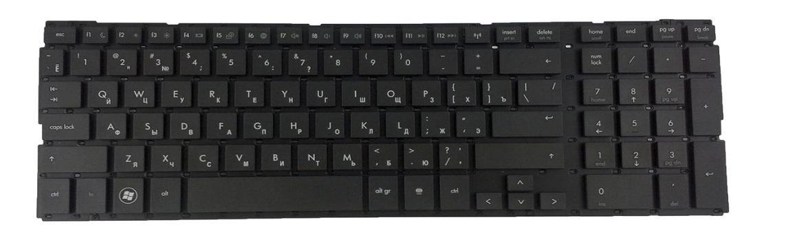 Клавіатура для ноутбука HP Probook 4520 матова (598691-251)