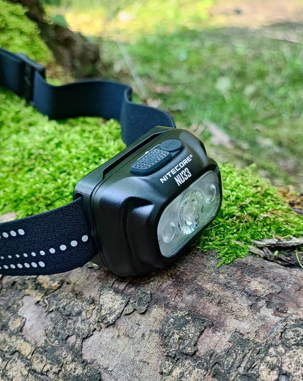 Фонарь налобный Nitecore NU33 с рассеивателем для кемпинга (010212) - фото 3