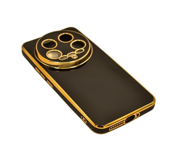Чохол накладка Silicone Adds 6D для Xiaomi 14 Ultra Чорний