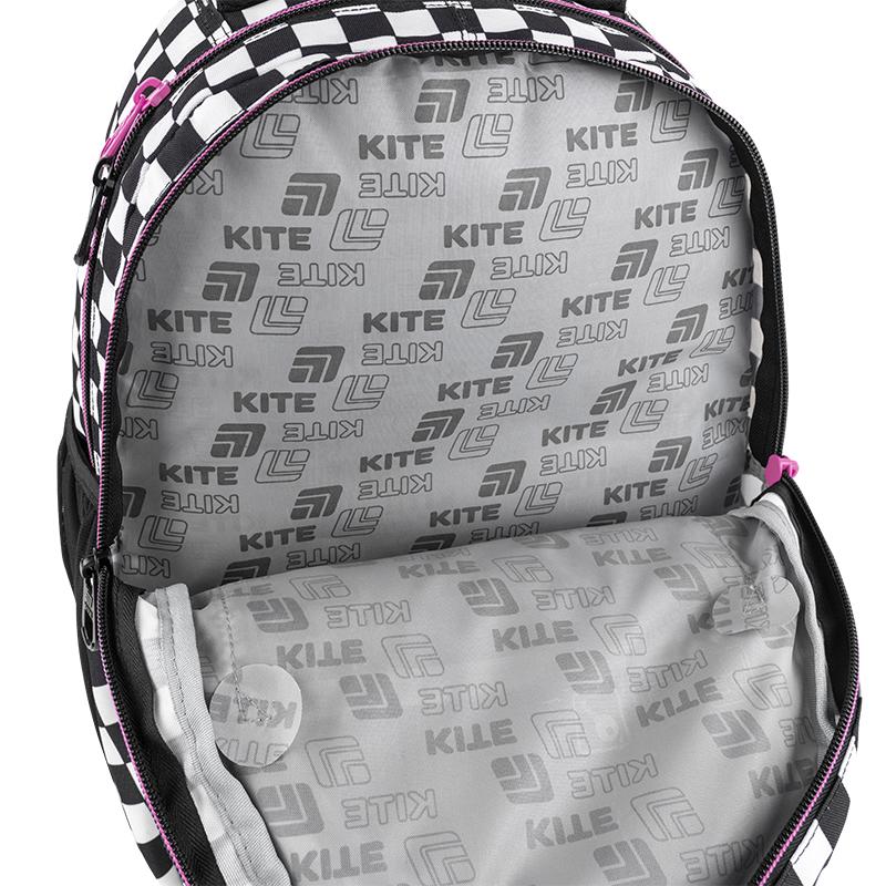 Школьный рюкзак KITE Education teens HK25-8001M Kuromi с ортопедической спинкой (995345) - фото 16 Школьный рюкзак KITE Education teens HK25-8001M Kuromi с ортопедической спинкой (995345) - фото 16