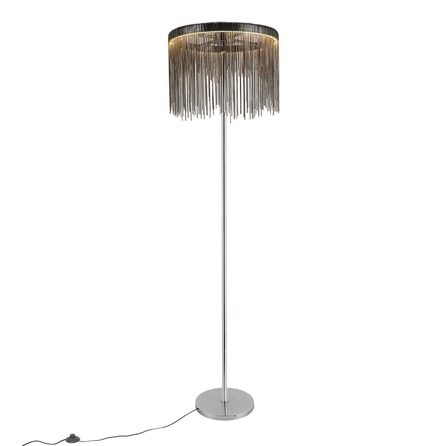 Світильник підлоговий декоративний Levistella LED 909XL3351F 400 Хром - фото 2