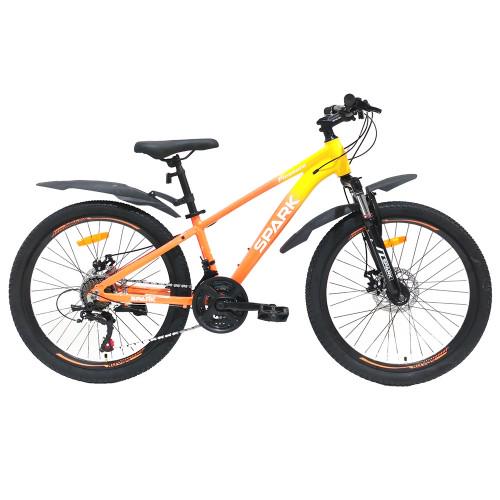 Велосипед Spark PLEASURE колеса 24"/алюминиевая рама 12" Оранжево-желтый (26351933) Велосипед Spark PLEASURE колеса 24"/алюминиевая рама 12" Оранжево-желтый (26351933)