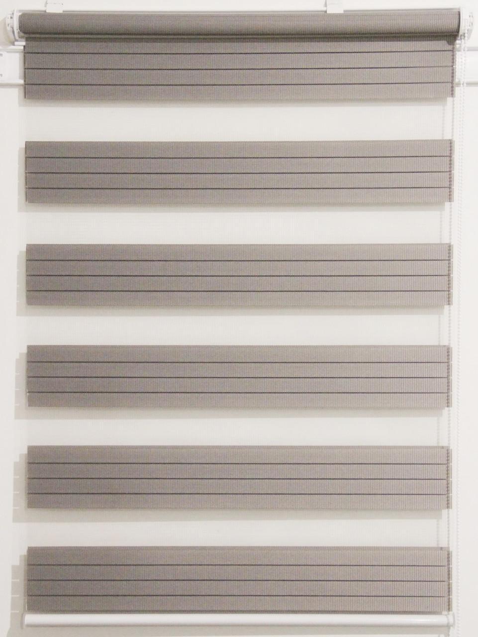 Рулонная штора день-ночь Miranda ВМ-2212 147,5х130 см Серый (ВМ-2212-46)