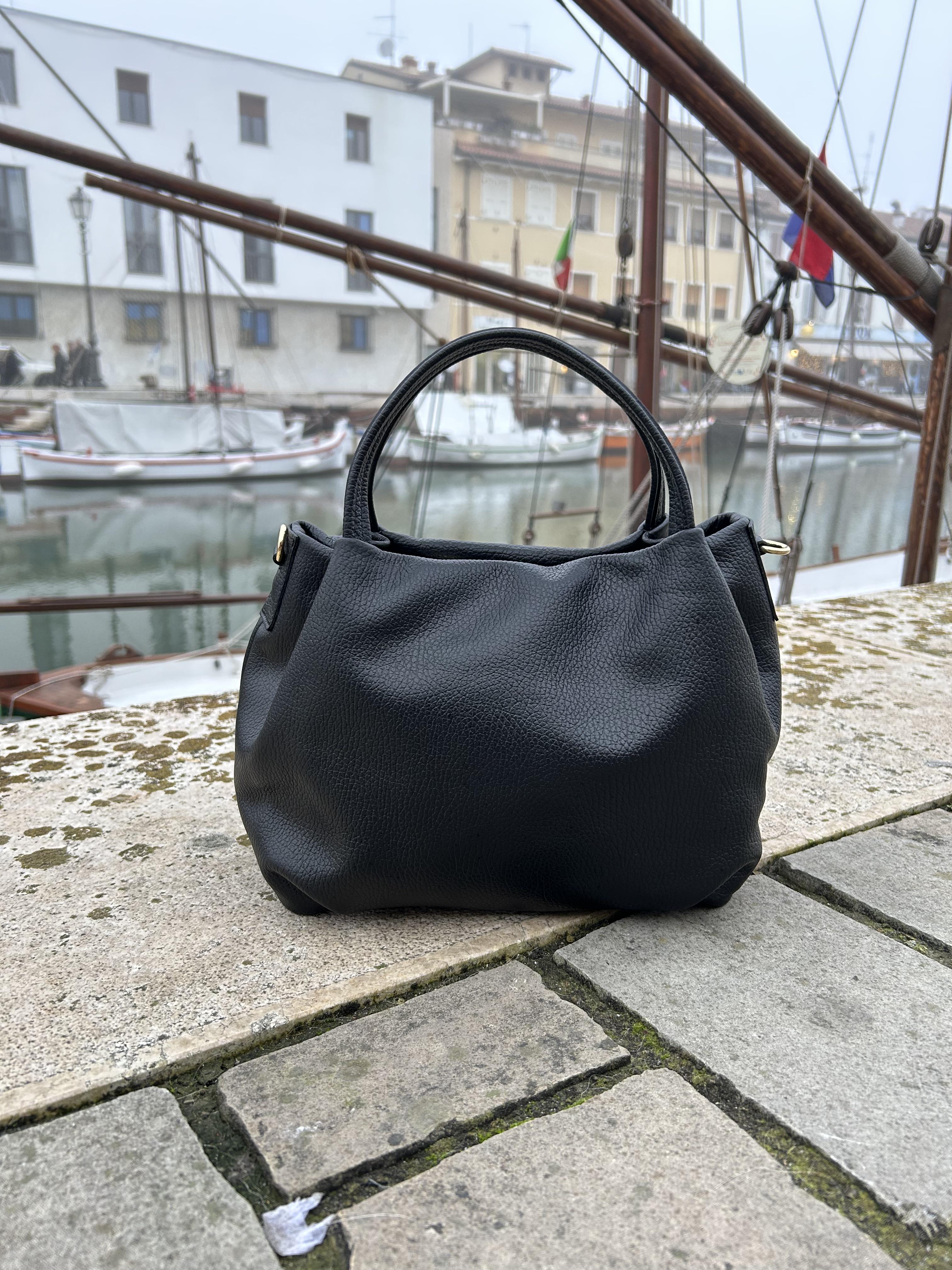 Сумка женская из натуральной кожи Черный (IT-1026-1) - фото 10 Сумка женская из натуральной кожи Черный (IT-1026-1) - фото 10