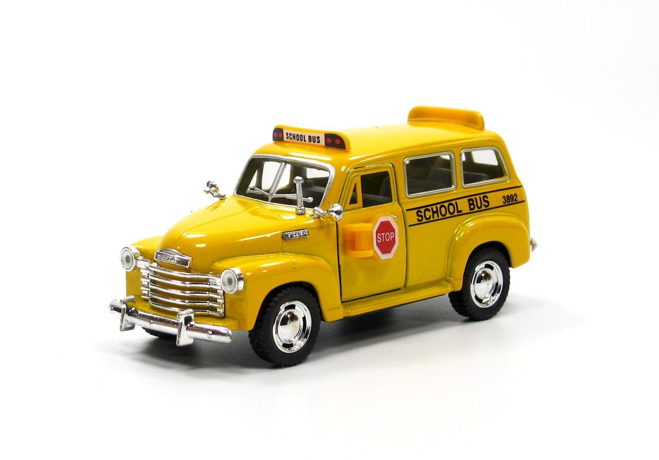 Машина металева KT5005W Chevrolet Suburban School Bus 1950