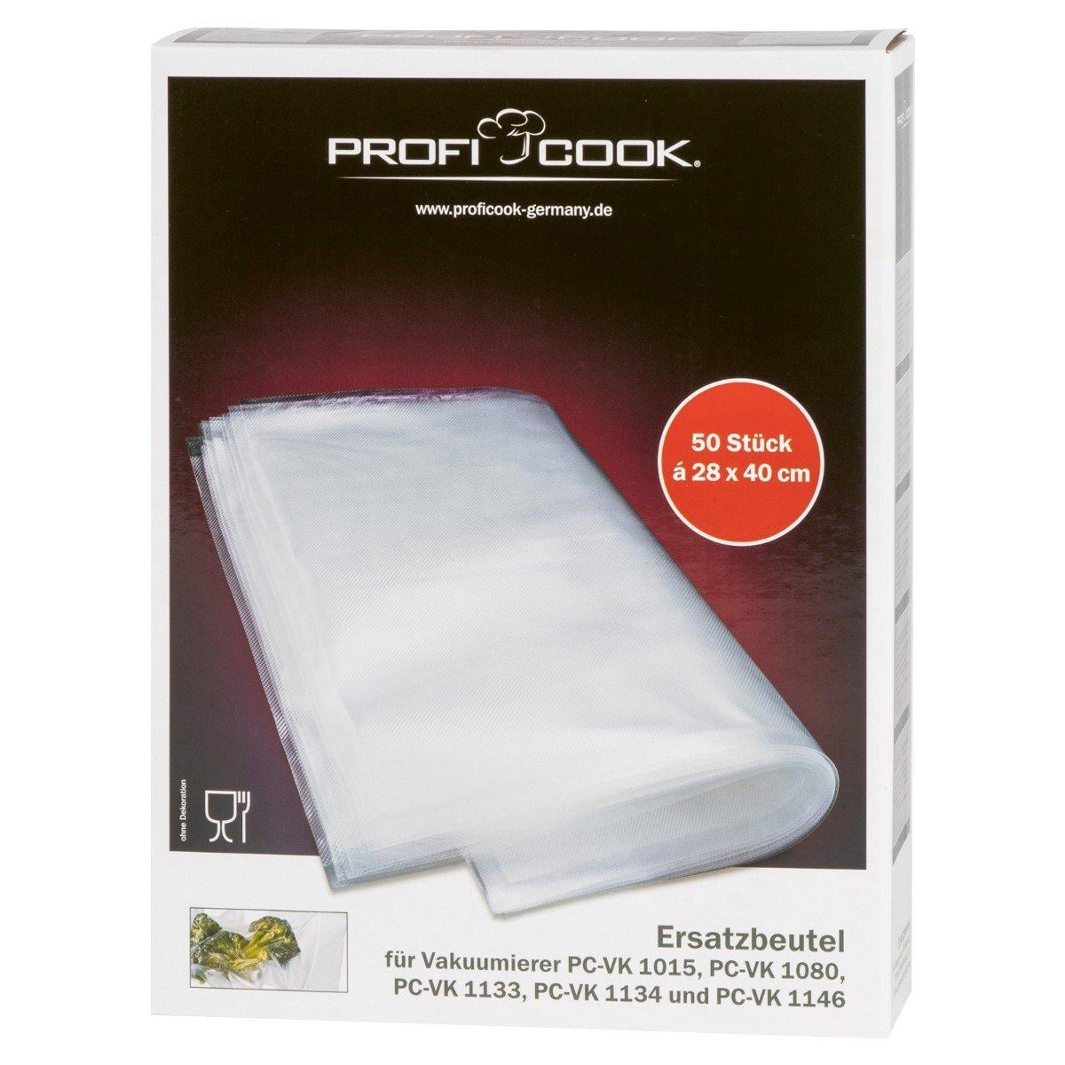 Вакуумные рифленые пакеты ProfiCook 8910152 28х40 см 50 шт. для вакуумного упаковщика