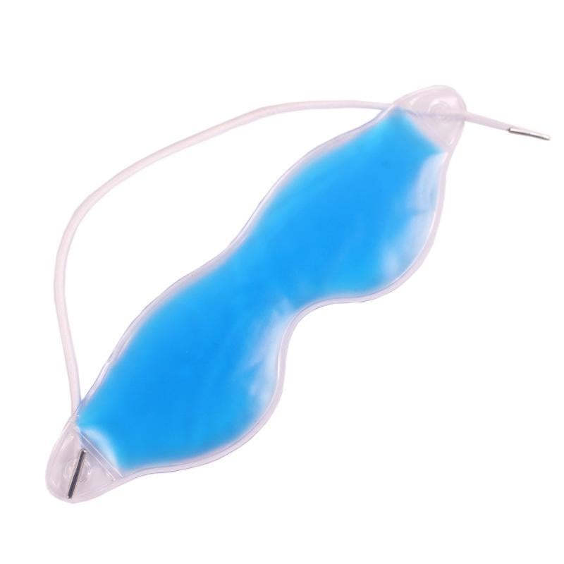 Маска-компресс для глаз холодная и тёплая терапия 18,5х5,2 см Синий (U9472)