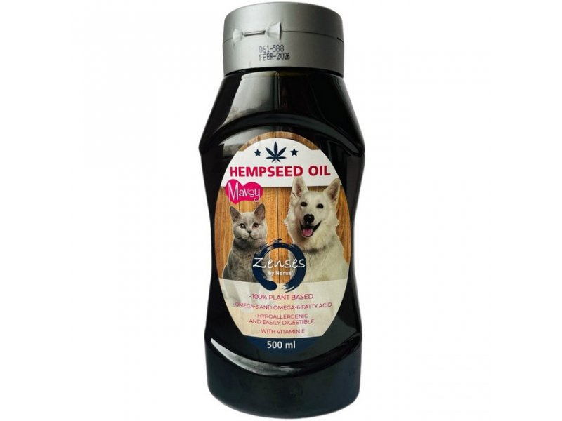 Олія конопляна Mavsy Hempseed Oil для собак і котів 500 мл 2 шт. (1787949621)