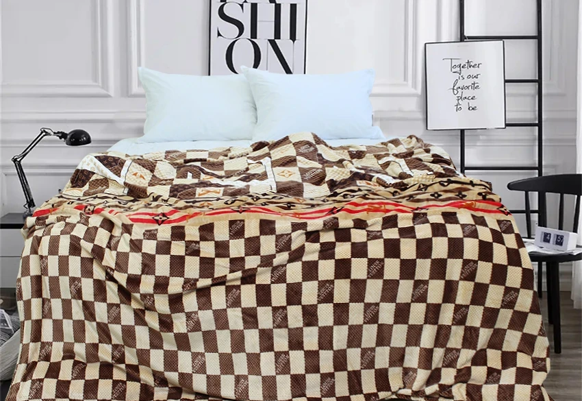 Плед велсофт TAG Tekstil VL035 200x220 см (1809)