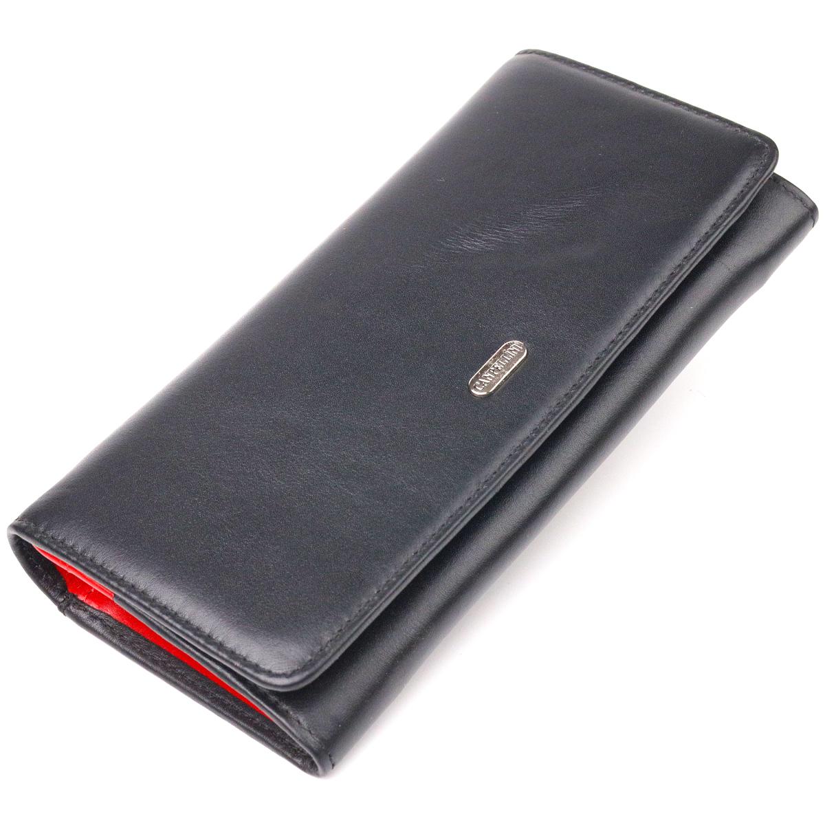 Кошелек женский CANPELLINI Wallet 21611 кожа Черный