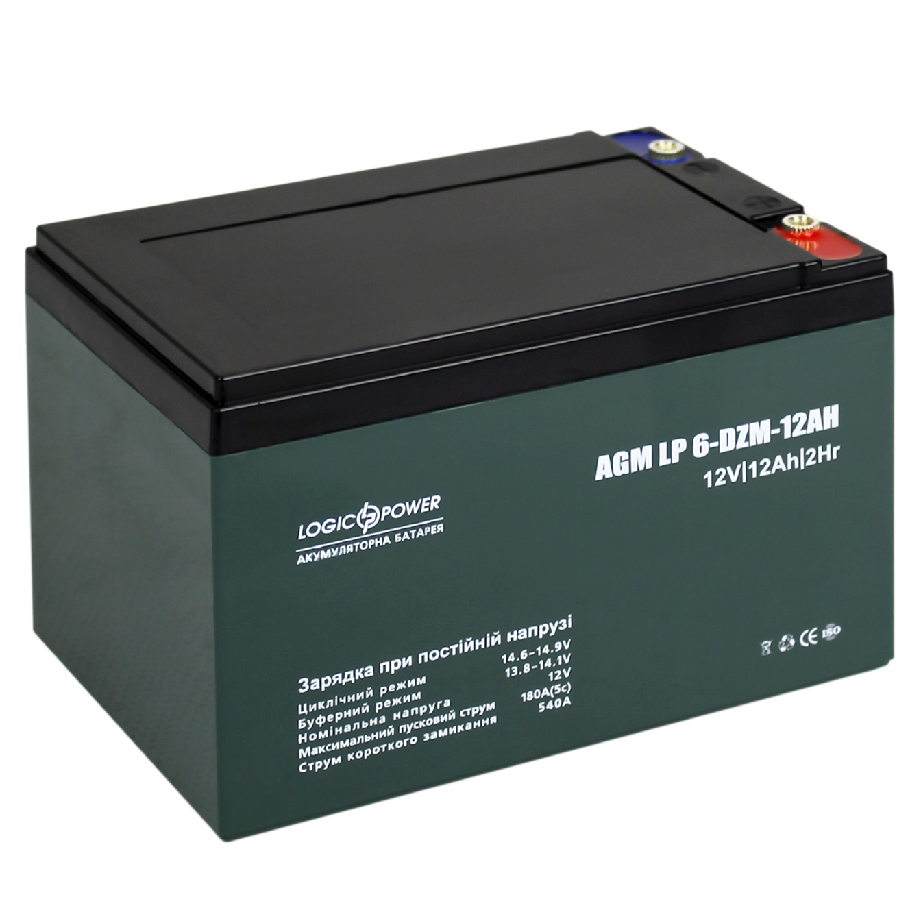 Аккумулятор свинцово-кислотный LP 6-DZM-12 Ah тяговый (0003536) - фото 4 Аккумулятор свинцово-кислотный LP 6-DZM-12 Ah тяговый (0003536) - фото 4