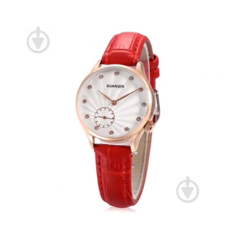 Часы Guanqin GS19052 CL Gold-White-Red (GS19052GWR)
