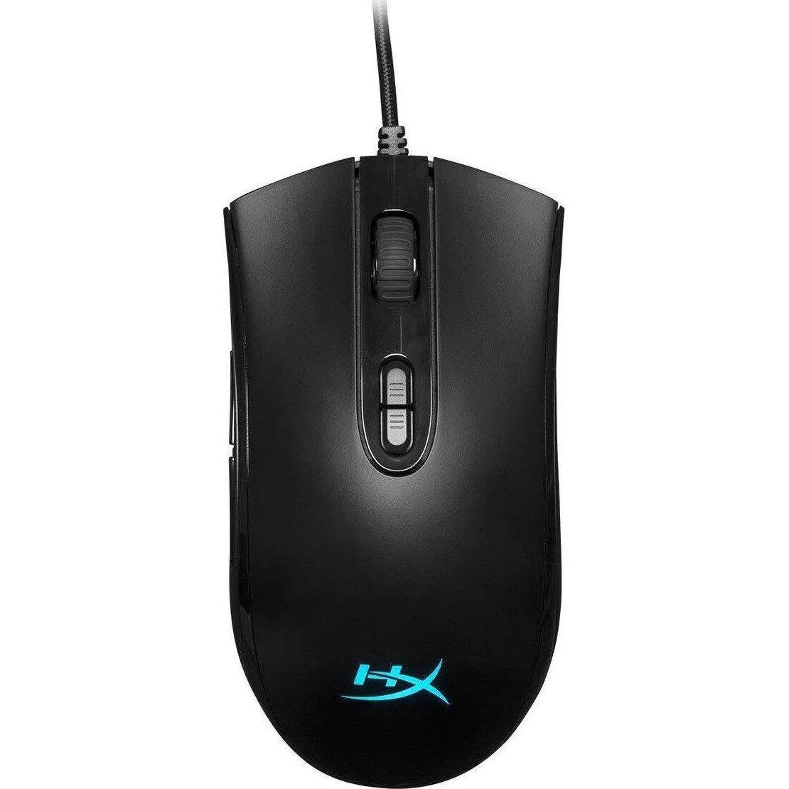 Мишка ігрова HyperX Pulsefire Core провідна RGB 6200 DPI пам'ять налаштувань 7 кнопок Чорний (629408)