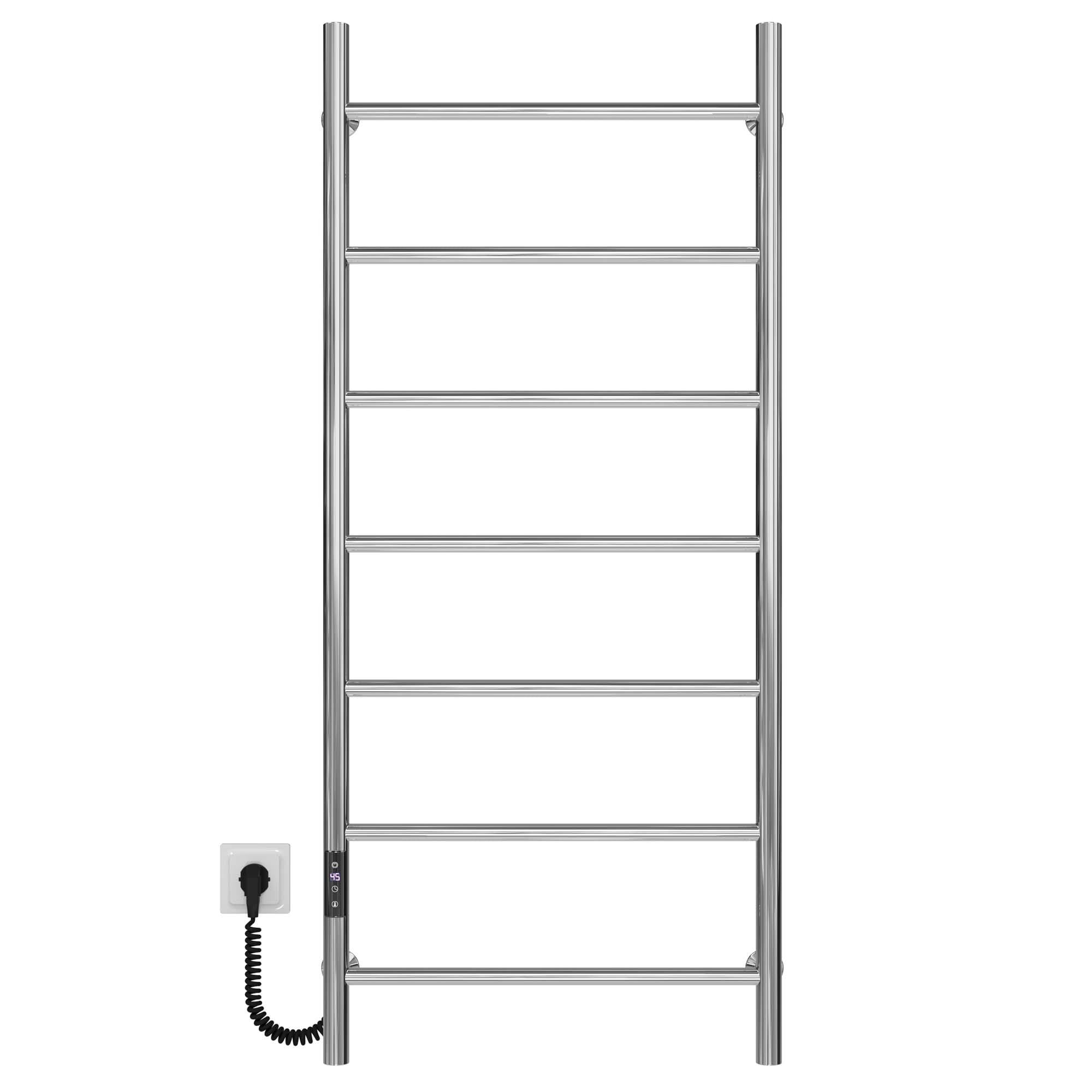 Полотенцесушитель электрический Deffi Орион П7 JD03 левое подключение нержавеющая сталь 500x1200 мм Хром (C.OR.120.50.7.ECL1)