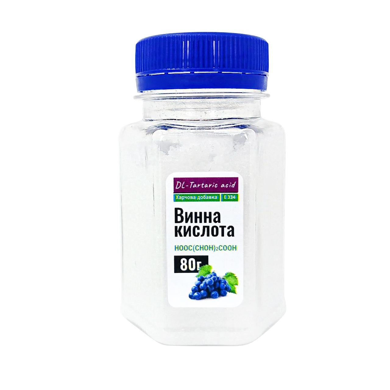 Винная кислота DL Клебріг Е334 80 г (20280760)