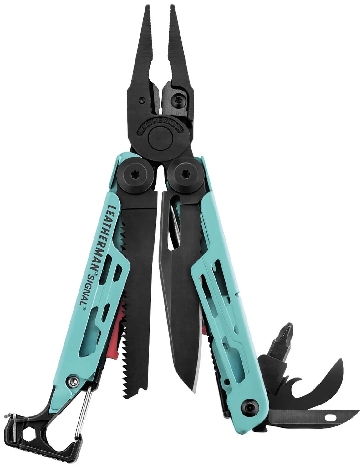 Мультитул Leatherman Signal 19 інструментів з чохлом Aqua (26258009)