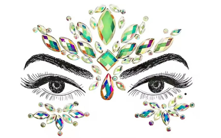 Камінці для обличчя неонові One size Різнокольоровий (8967/15) - фото 2 Камінці для обличчя неонові One size Різнокольоровий (8967/15) - фото 2