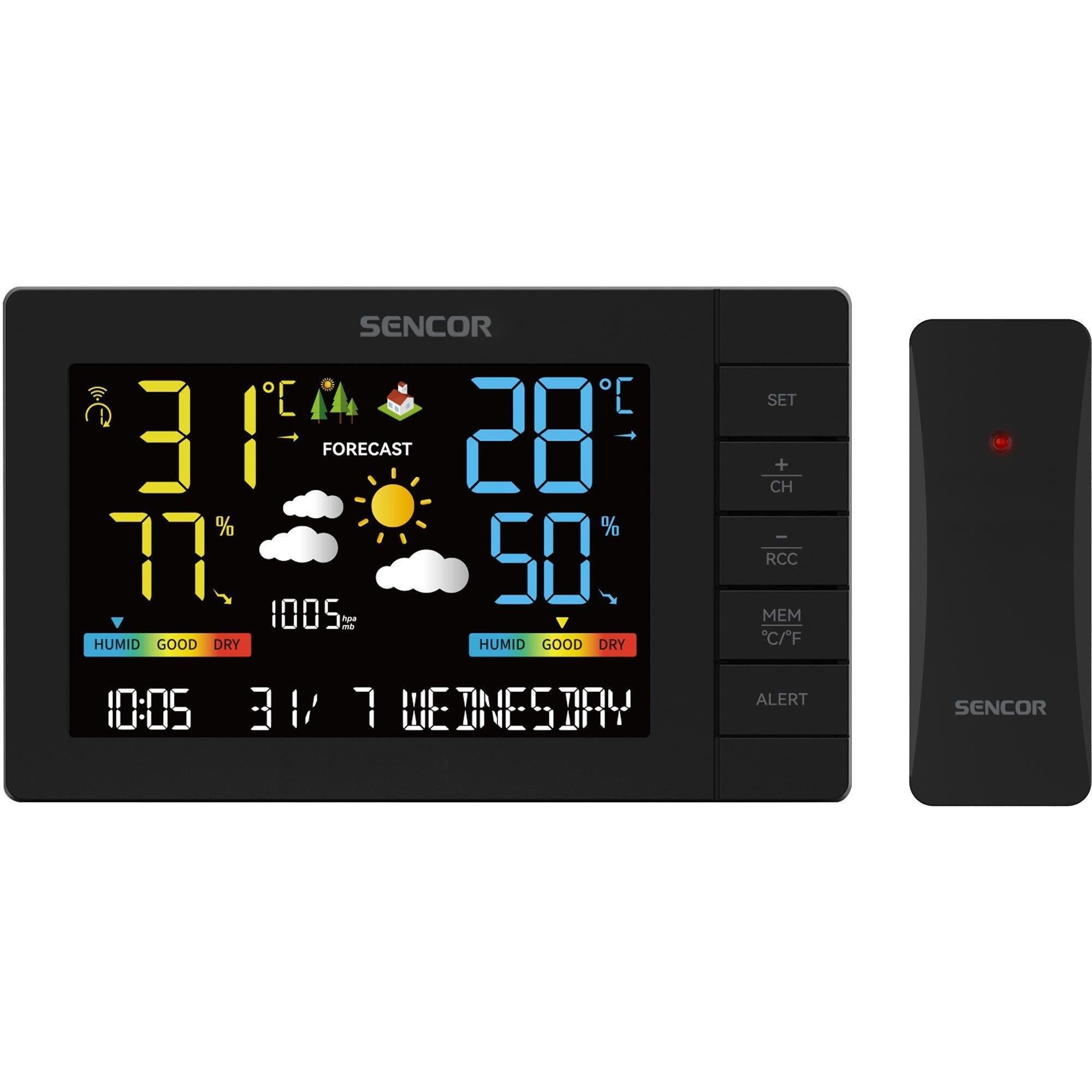 Метеостанция электронная Sencor SWS4440 Черный (28745613) - фото 2 Метеостанция электронная Sencor SWS4440 Черный (28745613) - фото 2