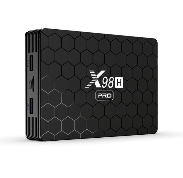 Медиаплеер X98H PRO AllWinner H618 4 Гб 64 Гб Андроид 12 + G10S аэро пульт с голосовым управлением (11486121) - фото 9