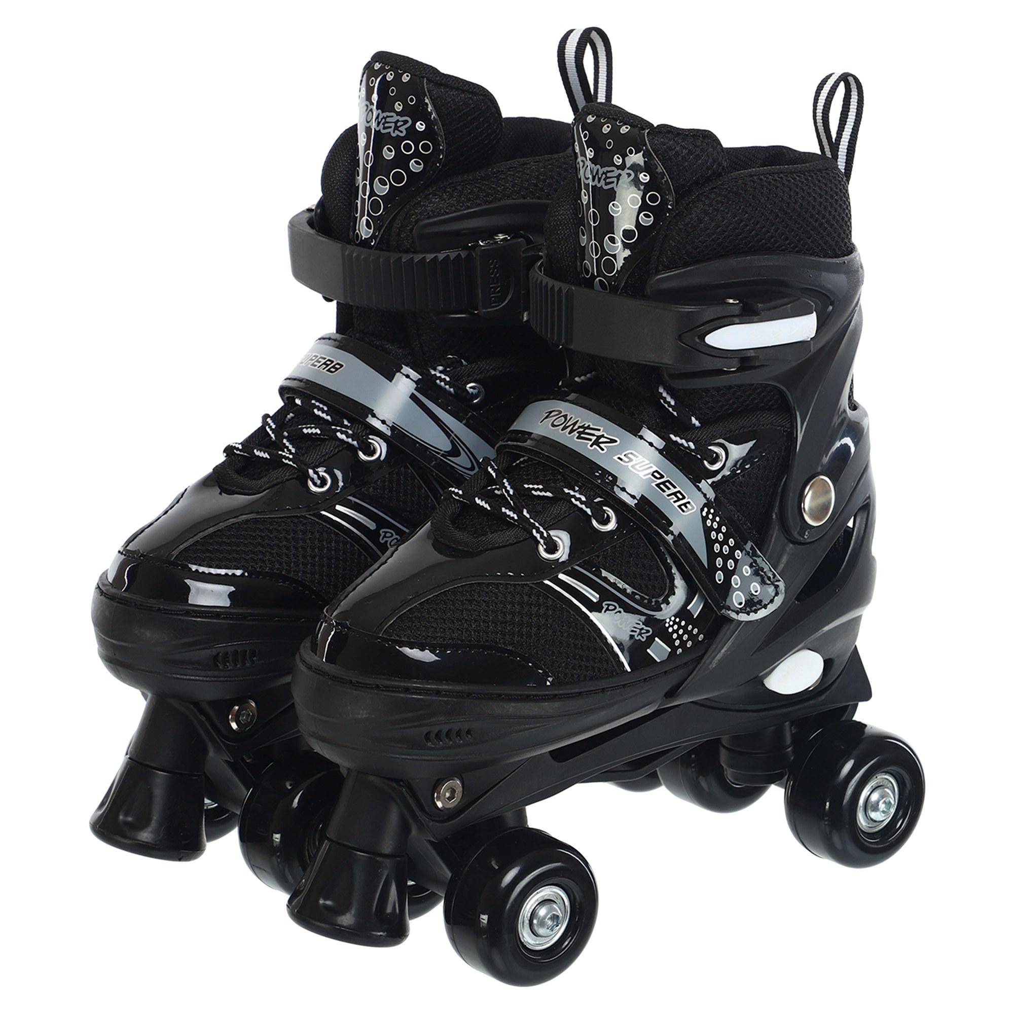 Ролики квади розсувні Banwei SK-9454 р. 39-42 Чорно-сірий (SK-9454_Черный-серый_L_(39-42) - фото 5