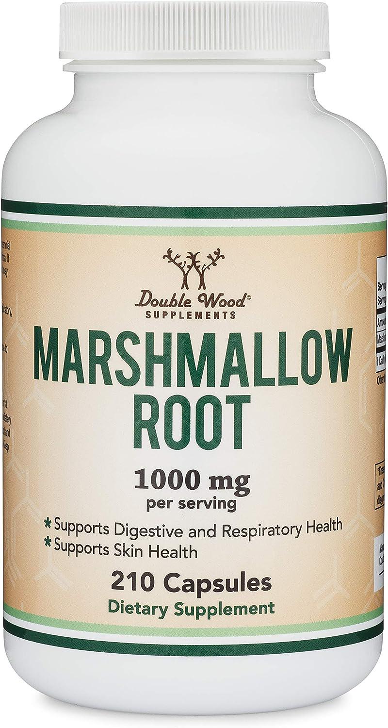 Корень алтея Double Wood Supplements Marshmallow Root 1000 mg 210 capsules