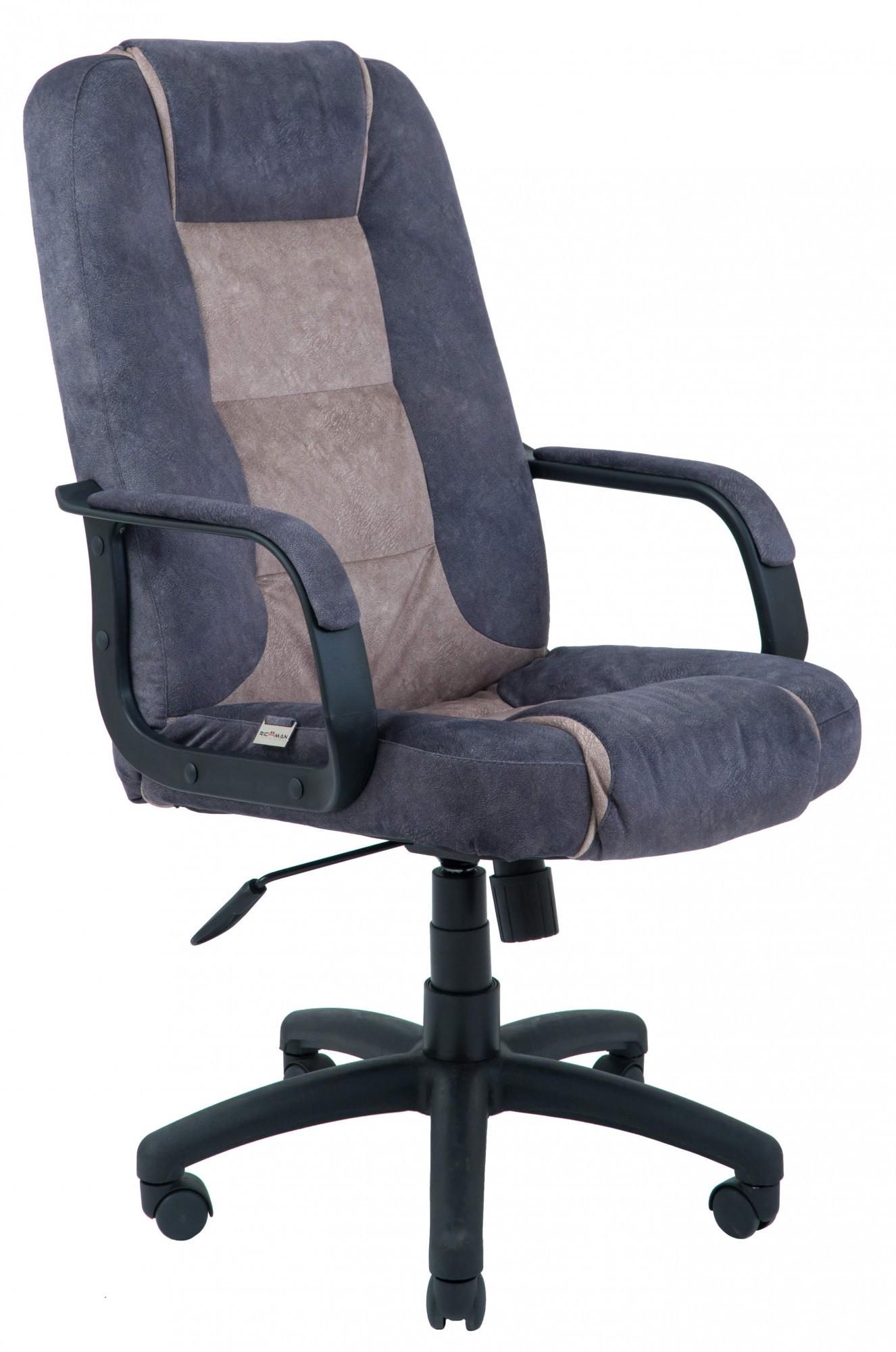 Кресло офисное компьютерное Chelsea Alberta Grey-Cocoa ПлаStick Рич М2 AnyFix Серо-бежевый