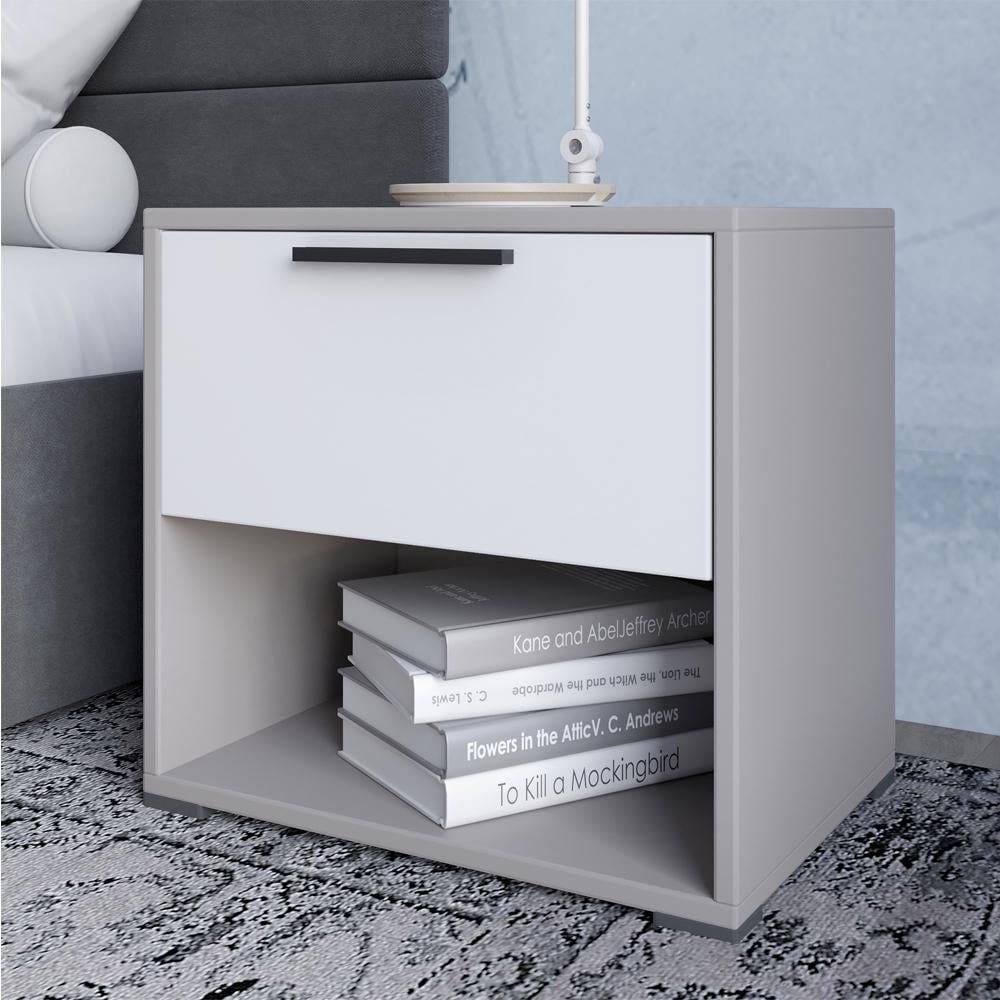 Тумба приліжкова Lion Краш з висувною шухлядою Кашемір/Німфея альба (000-000-2562)
