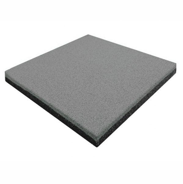 Резиновая плитка 500х500х40 мм Серый (2562228342)