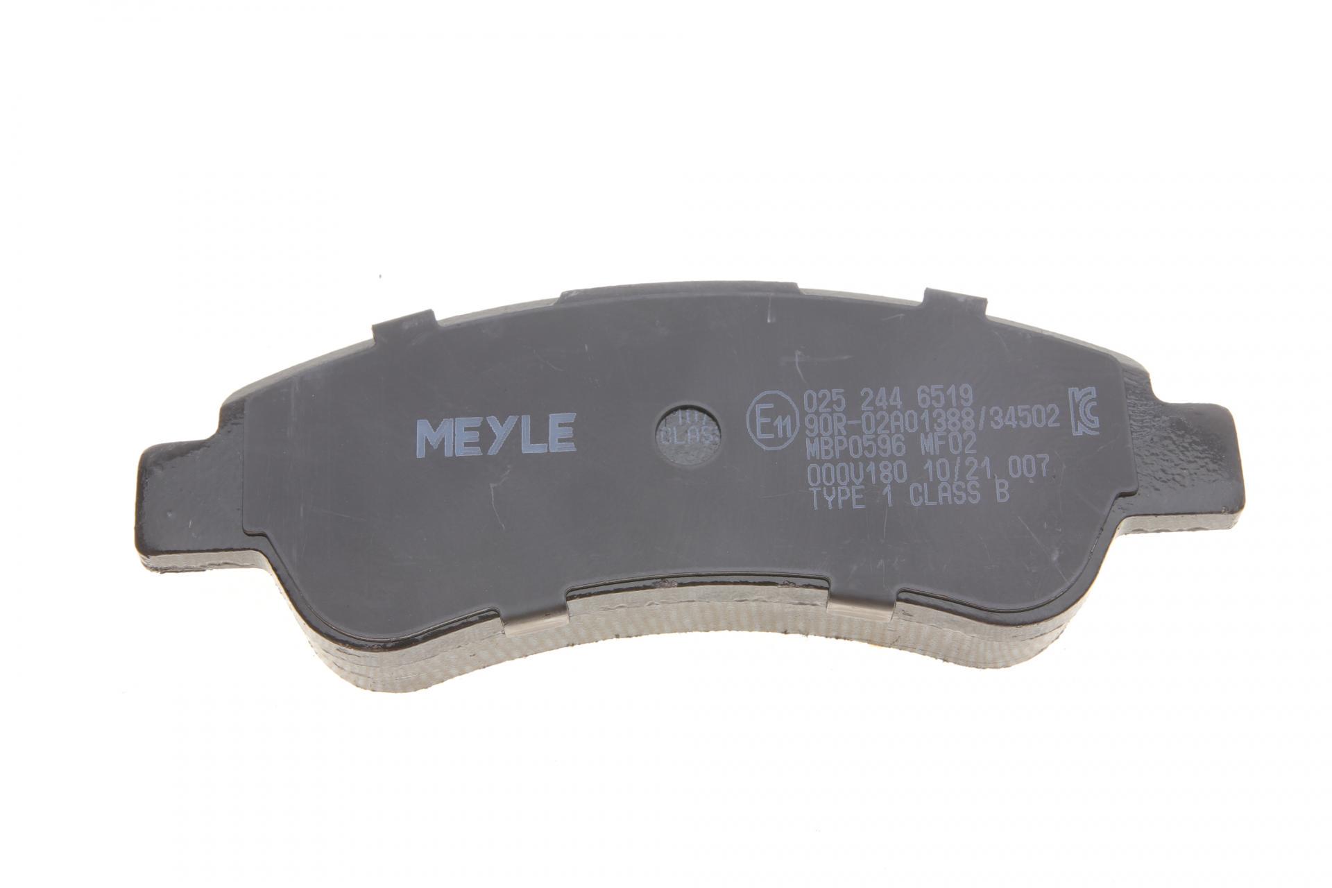 Колодки гальмівні задні Fiat Ducato/Peugeot Boxer 06-025 244 6519 MEYLE