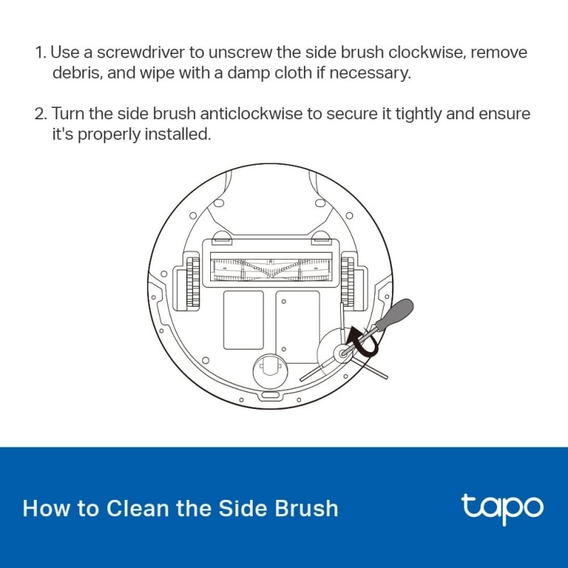 Комплект запчастей для роботов-пылесосов TP-Link Tapo RVA105 (tf1059) - фото 9