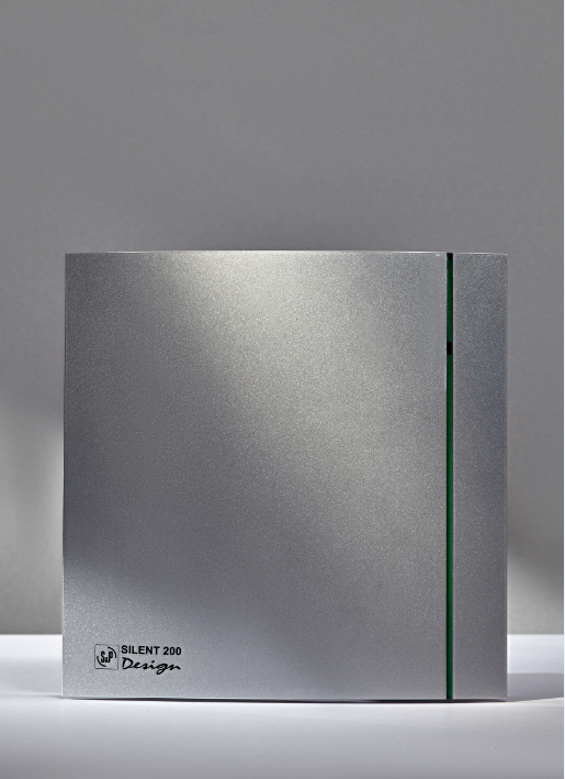 Вентилятор вытяжной для ванной с таймером Soler&Palau SILENT-100 CRZ SILVER Design