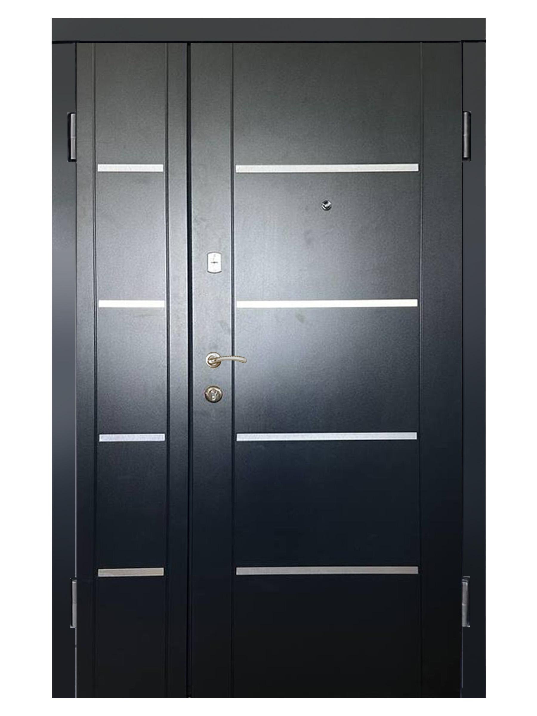 Двері вхідні Максимум HT2 Vin 2040х1250 Антрацит/Сірий (7230200)