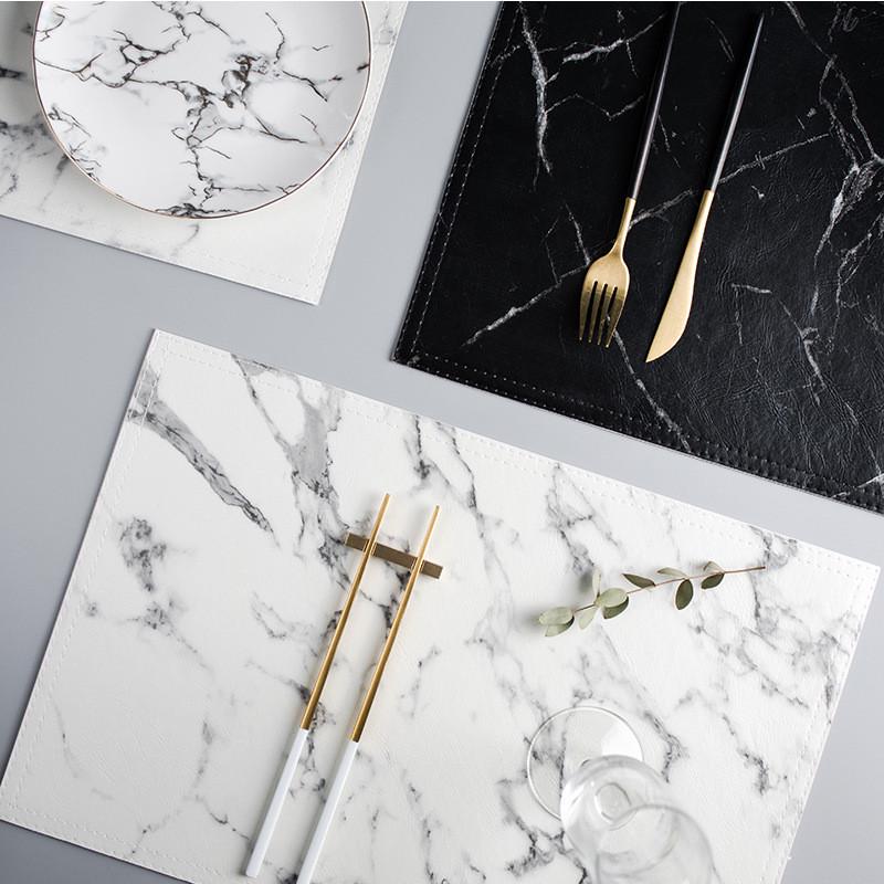 Салфетка сервировочная прямоугольная Мрамор 45х30 см Белый (7398) - фото 3 Салфетка сервировочная прямоугольная Мрамор 45х30 см Белый (7398) - фото 3