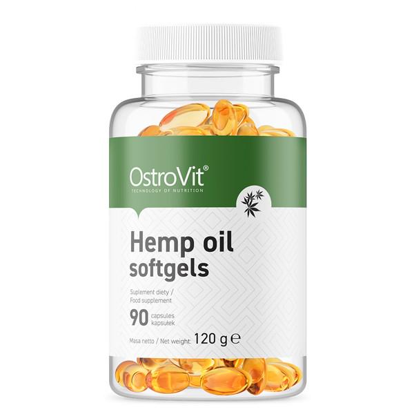 Натуральная добавка OstroVit Hemp Oil softgels 90 капсул