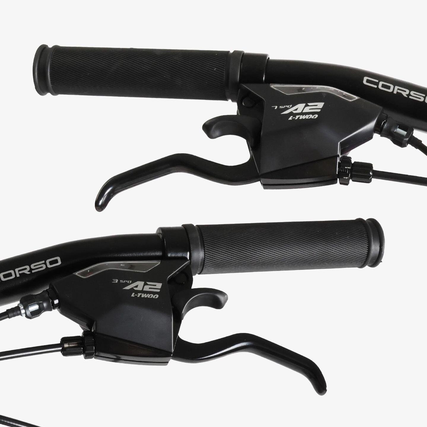 Велосипед гірський підлітковий алюмінієвий Corso Project 24" рама 11" Зелений - фото 9 Велосипед гірський підлітковий алюмінієвий Corso Project 24" рама 11" Зелений - фото 9