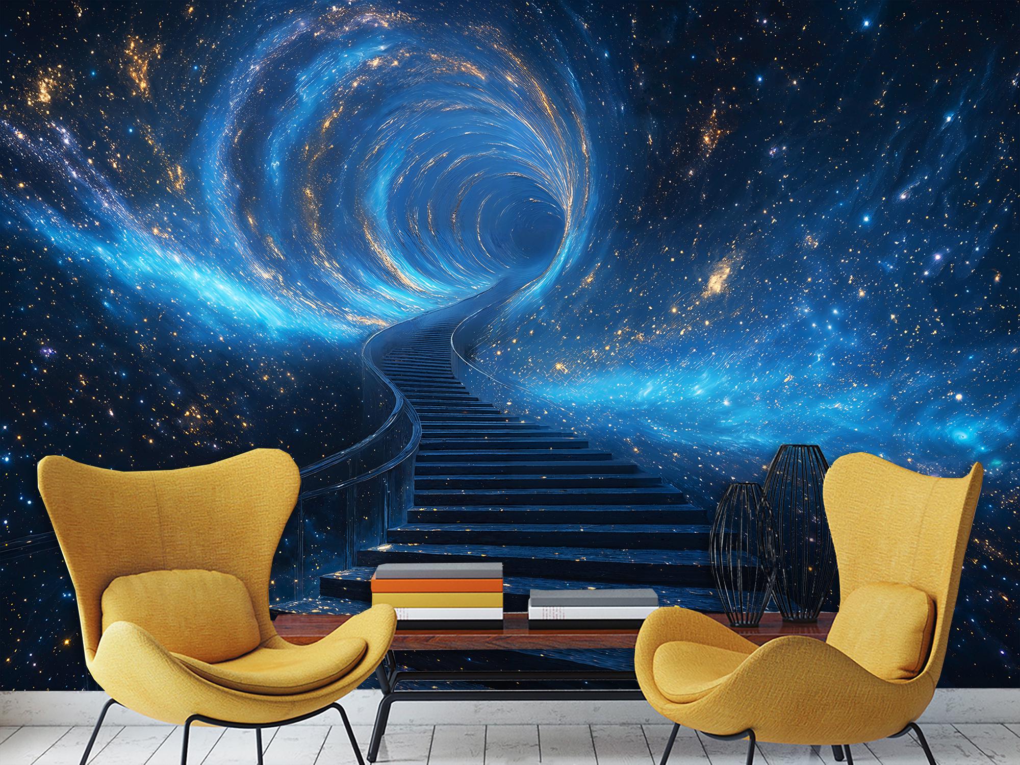 Фотообои флизелиновые Upstream Лестница в другую Вселенную 230х153 см (SPF-168/3) - фото 7