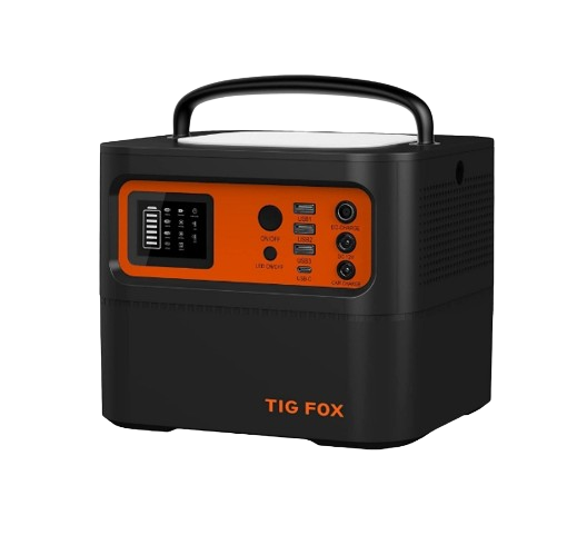 Зарядная станция портативная Tig Fox T500 500 Вт 150000 мАч 540 Вт-ч AC 230 В DC-120 Вт USB 18 Вт Type-C 60 Вт (10109) - фото 1