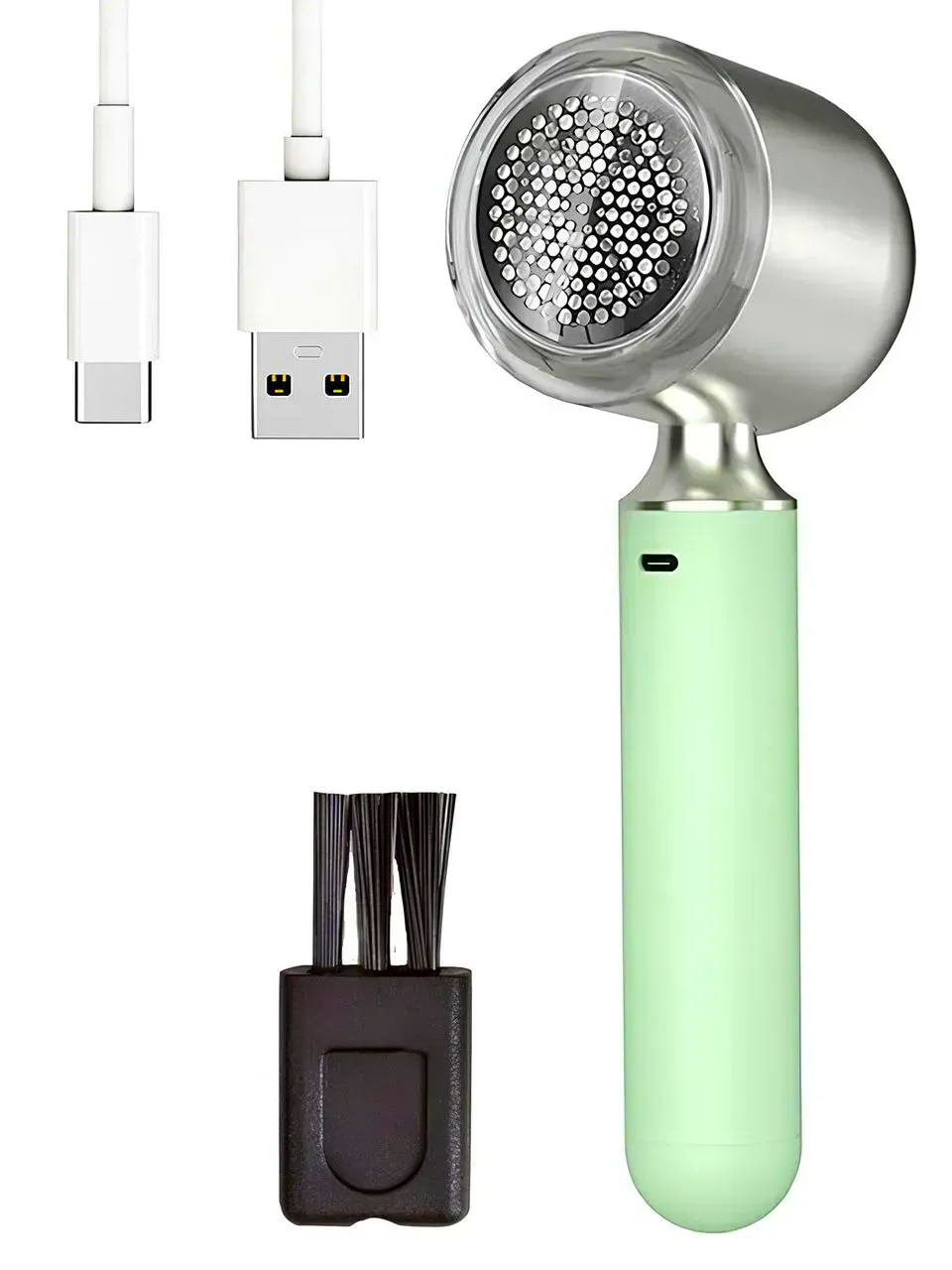 Машинка для стрижения колтунцев с дисплеем 3 Вт USB Зеленый (25396997)